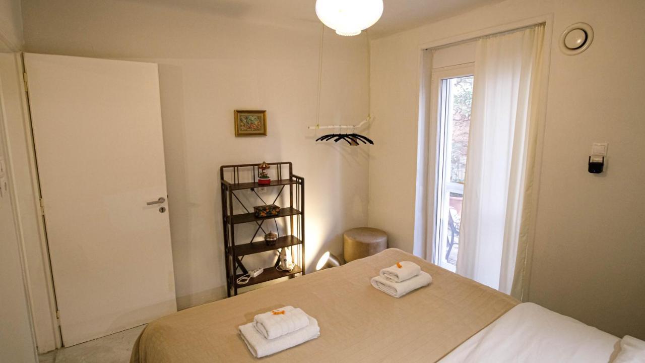 Quiet And Central Flat With Private Backyard Garden Atina Dış mekan fotoğraf